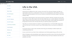 Desktop Screenshot of americanlife.dvlotteryhelp.com